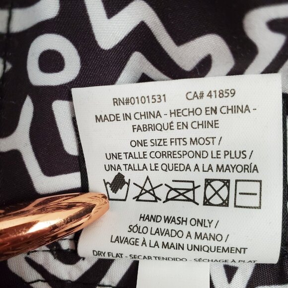 Mad Engine Keith Haring Polyester Reversible Bucket Hat - Black One Size - Picture 6 of 9